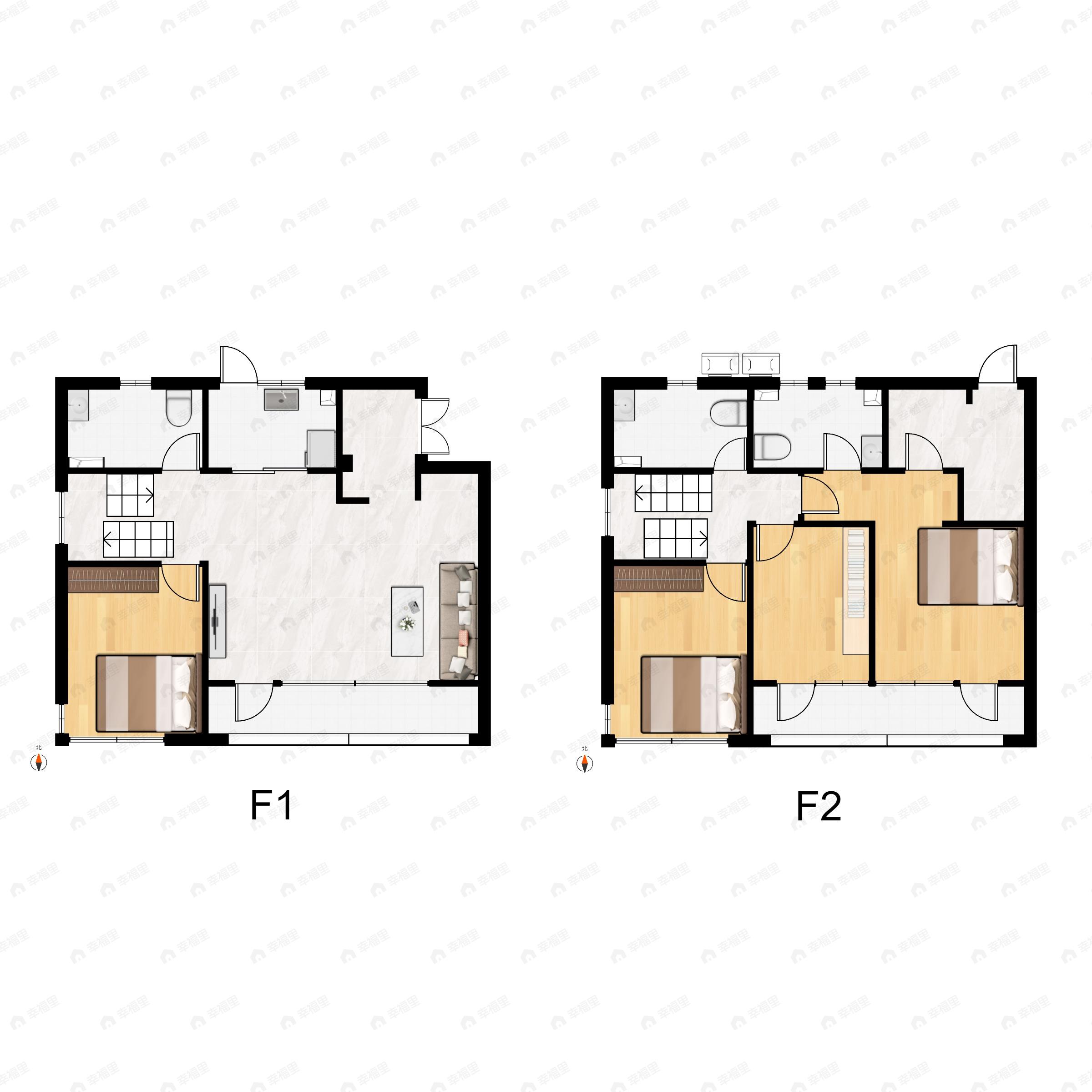 4室2厅3卫建面223平户型图