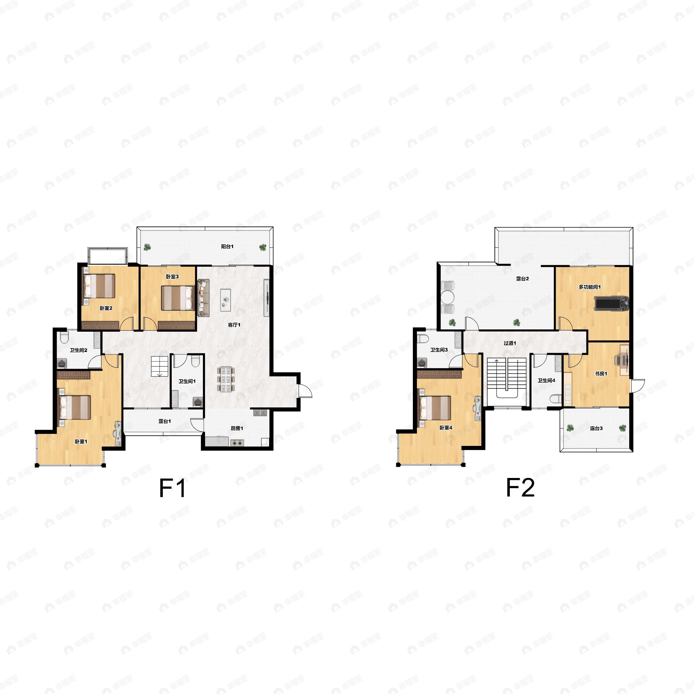 轨道壹号城6室2厅4卫户型图