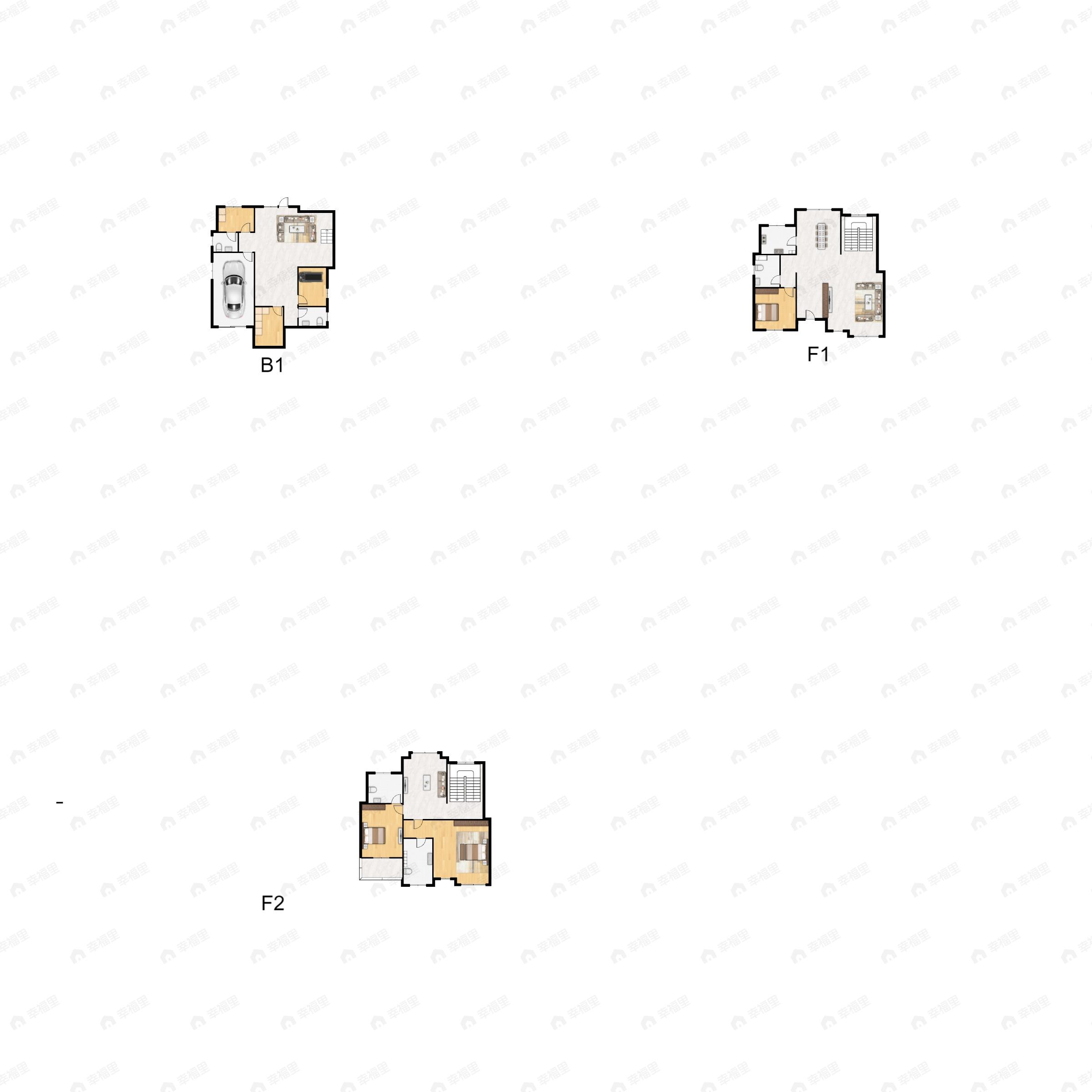 5室3厅3卫建面345平北|南户型图