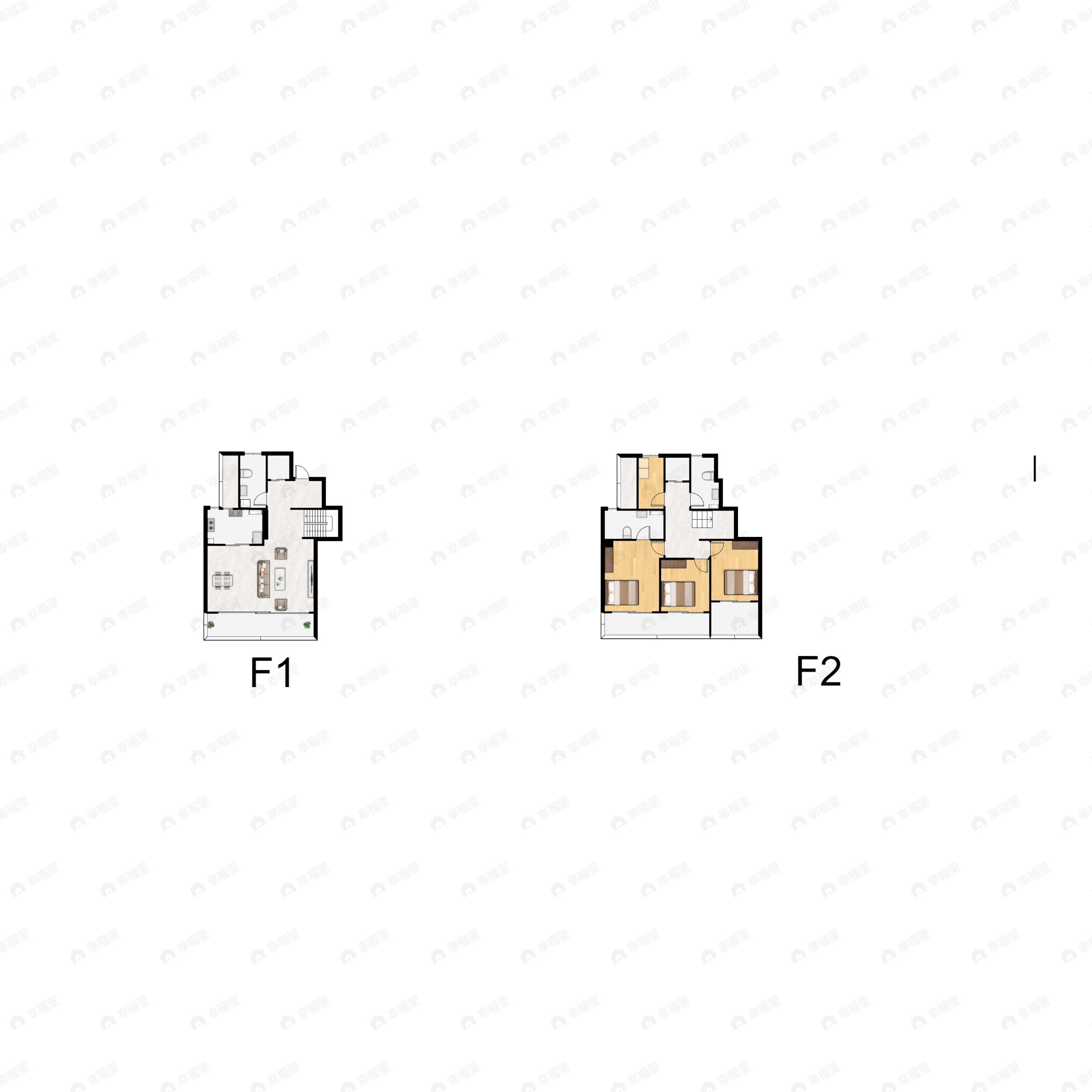 4室2厅3卫建面181平东南|西南户型图
