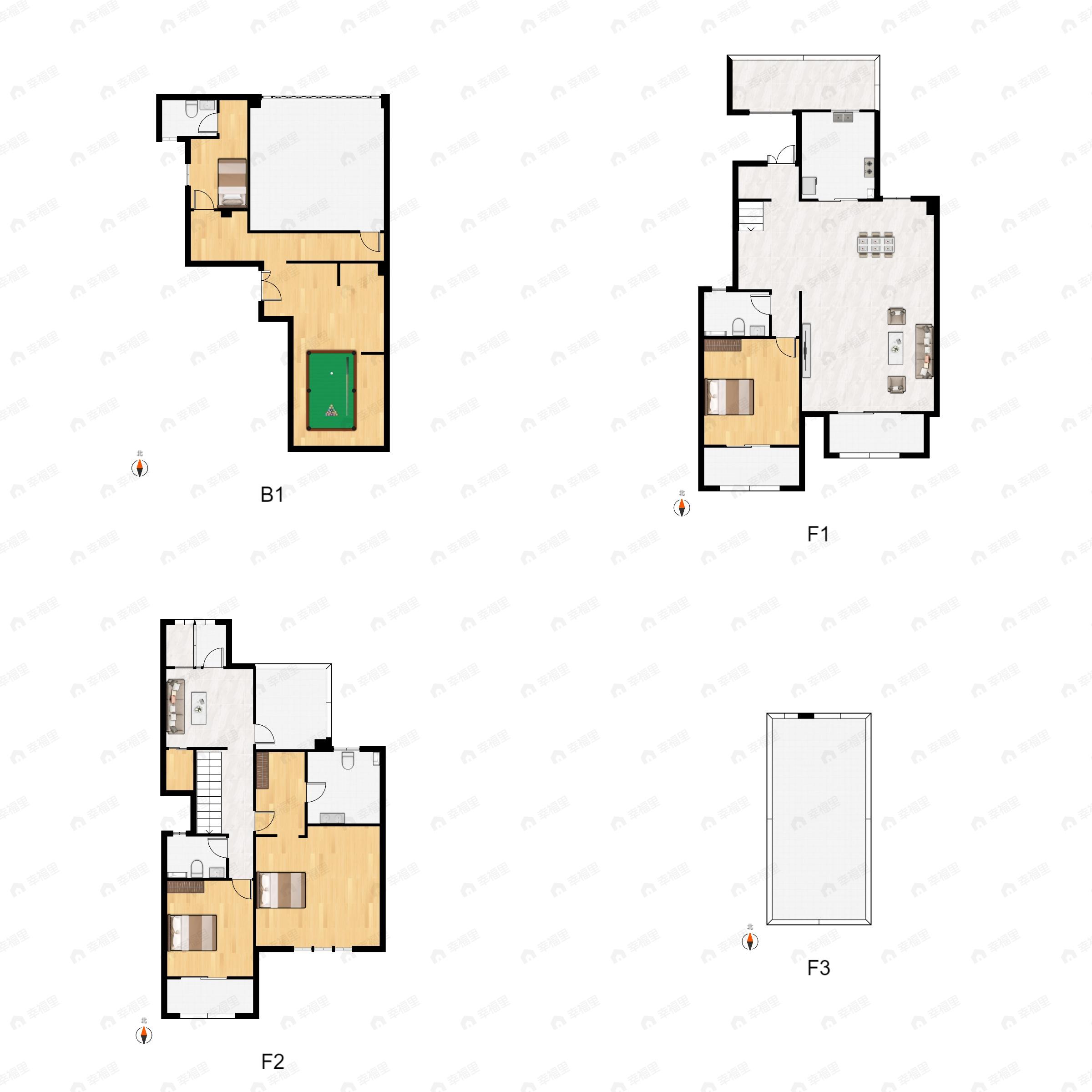 西港兰池郡4室4厅4卫户型图