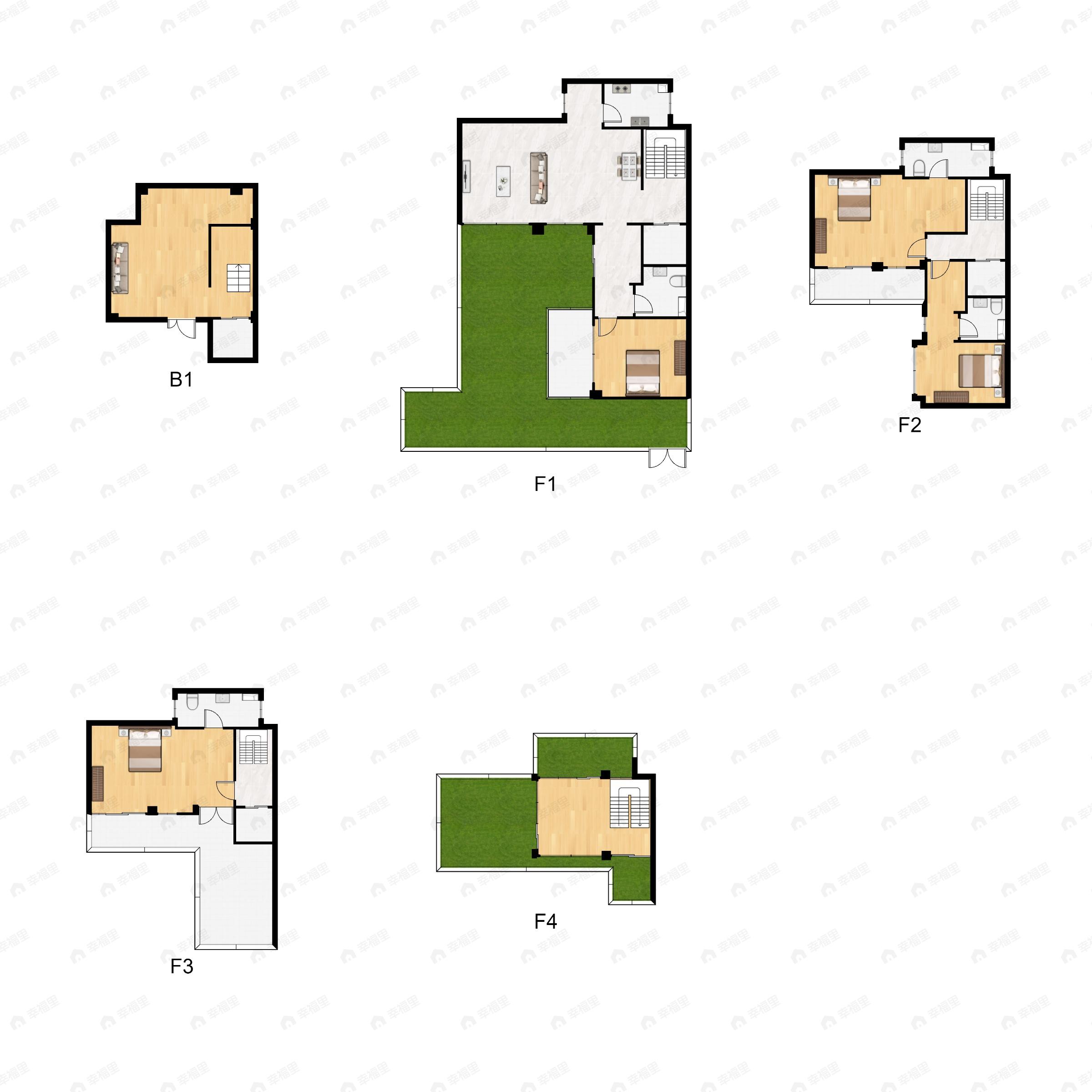 中粮武侯瑞府4室2厅4卫户型图