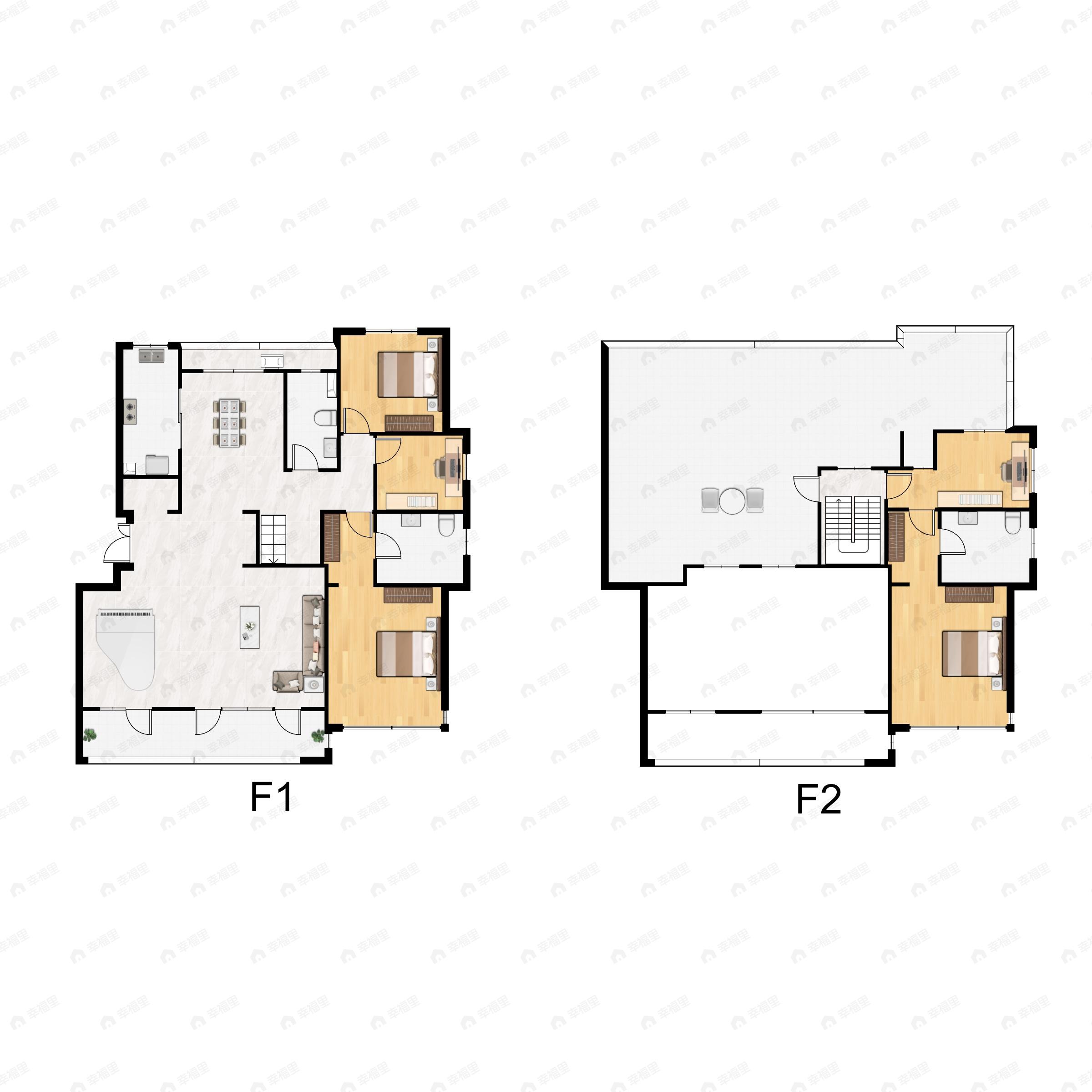 5室2厅3卫建面226平南户型图