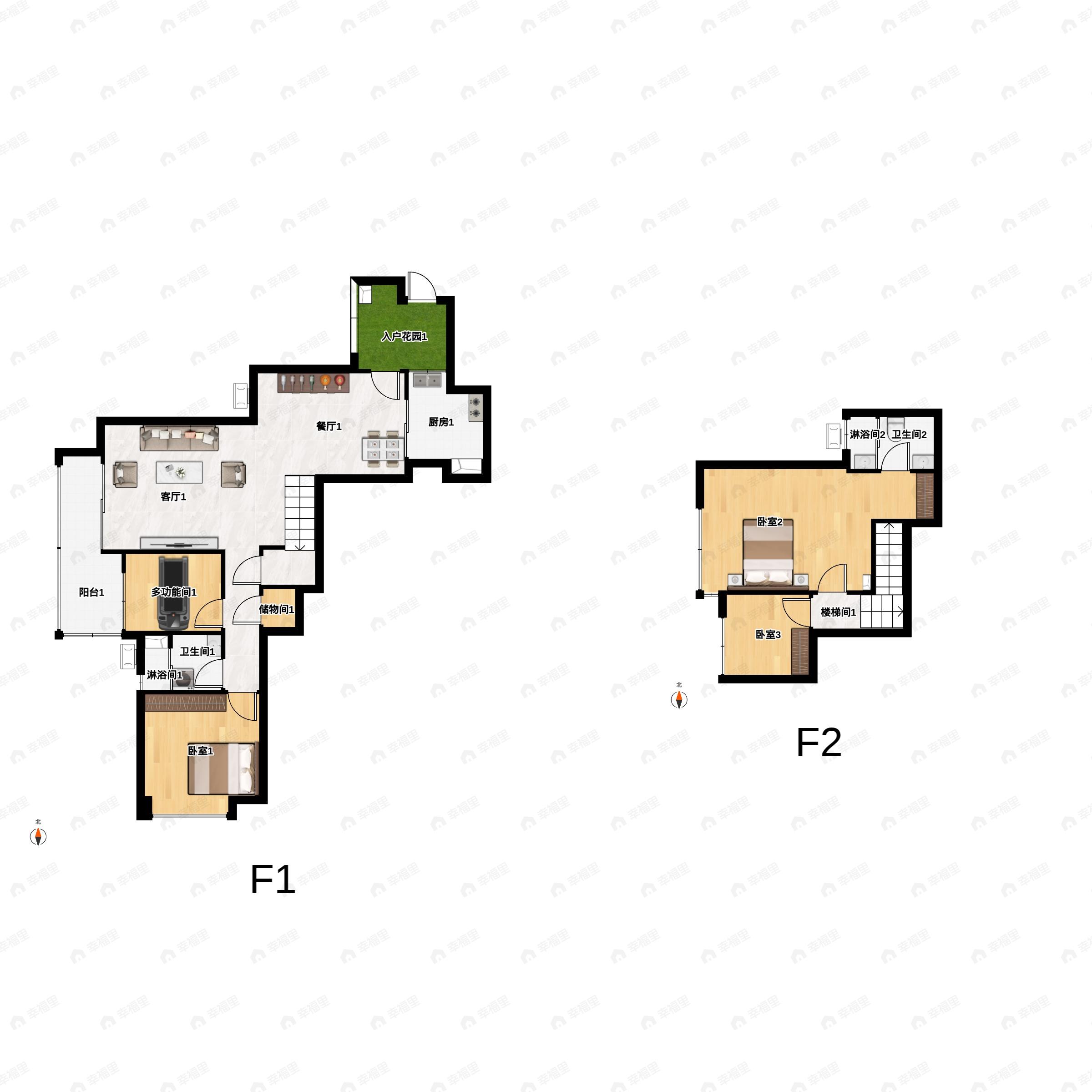 保利和光晨樾4室2厅2卫户型图