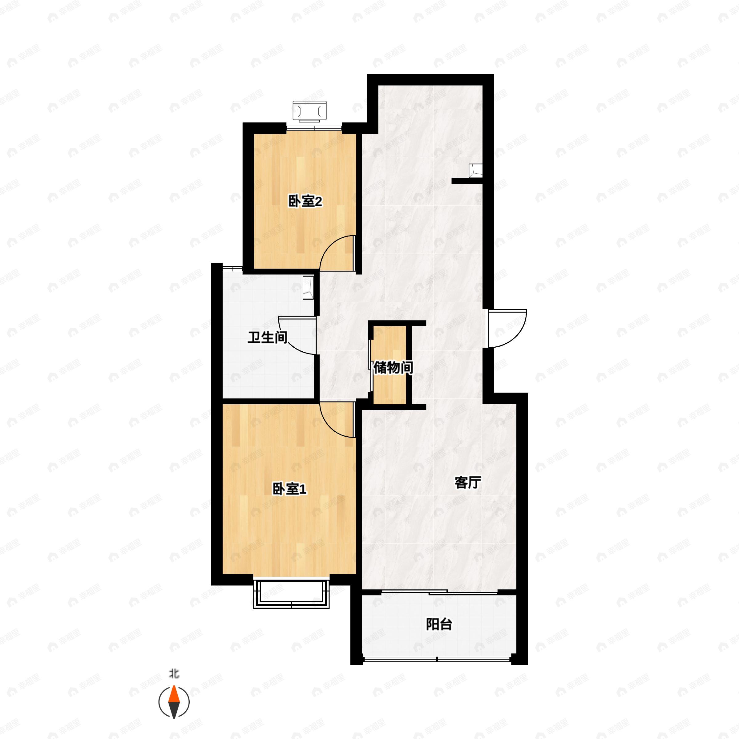 天成和平里8室2厅1卫户型图