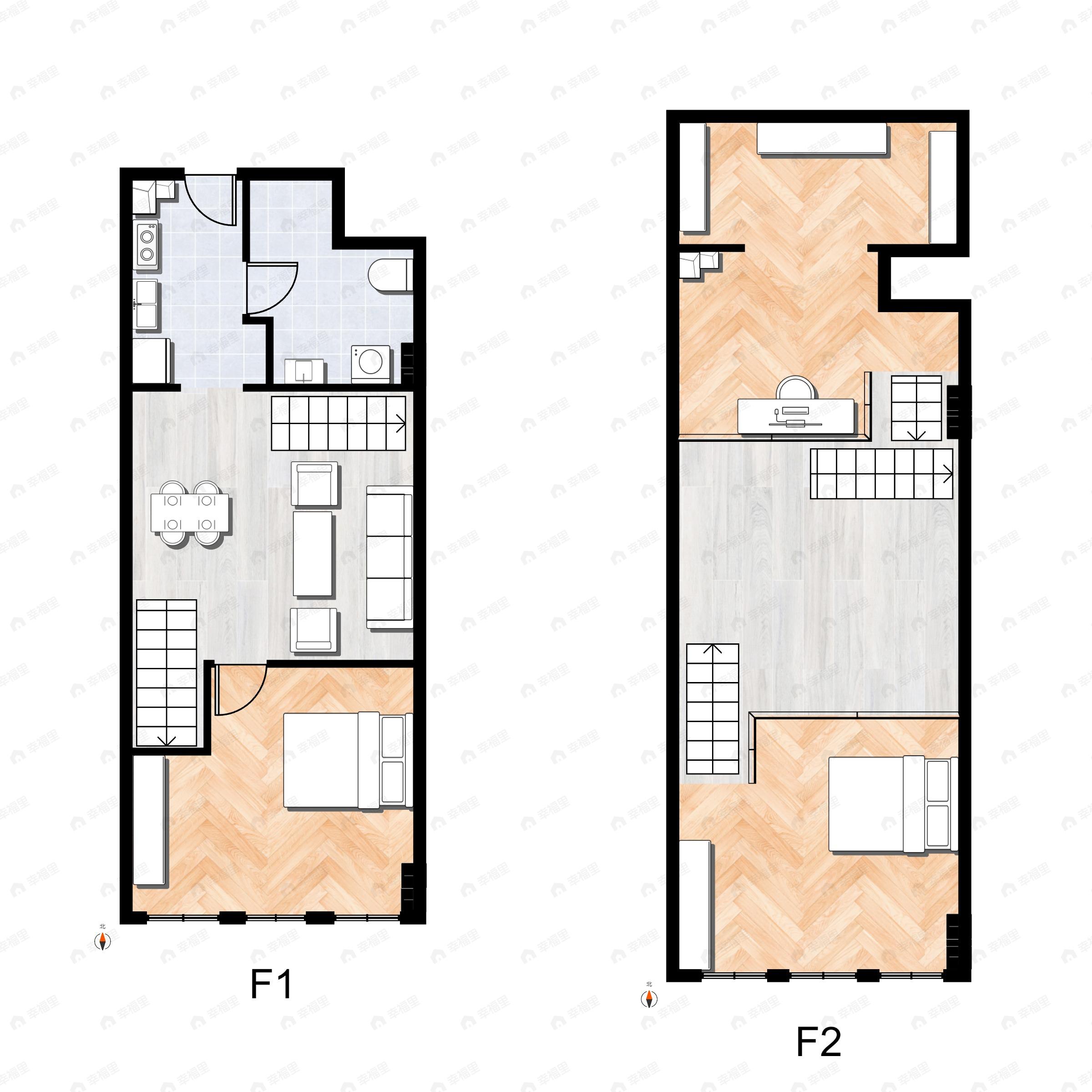 中冶德贤公馆3室1厅1卫户型图