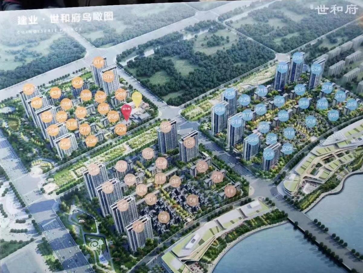 建业世和府小区效果图