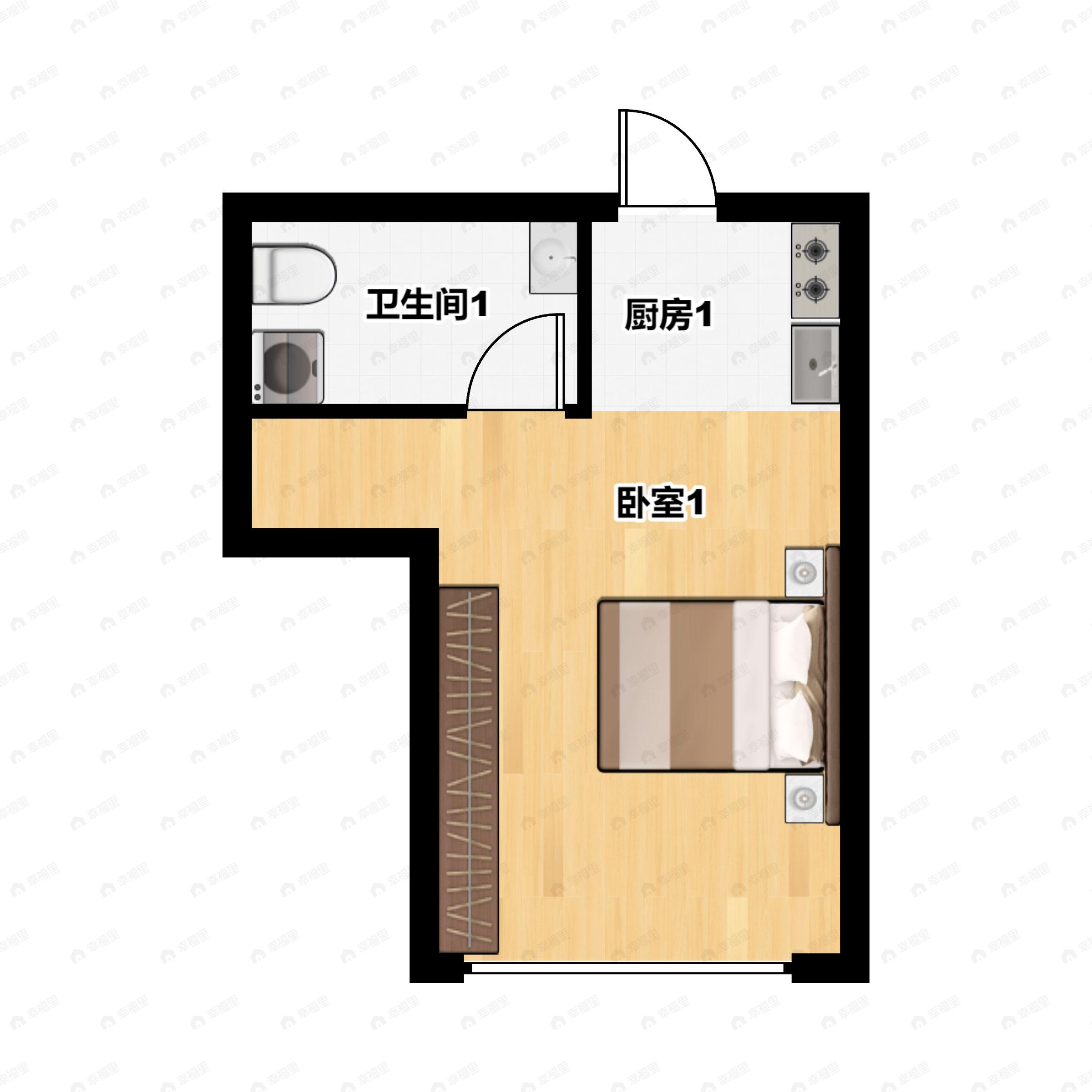4室2厅1卫建面280平户型图