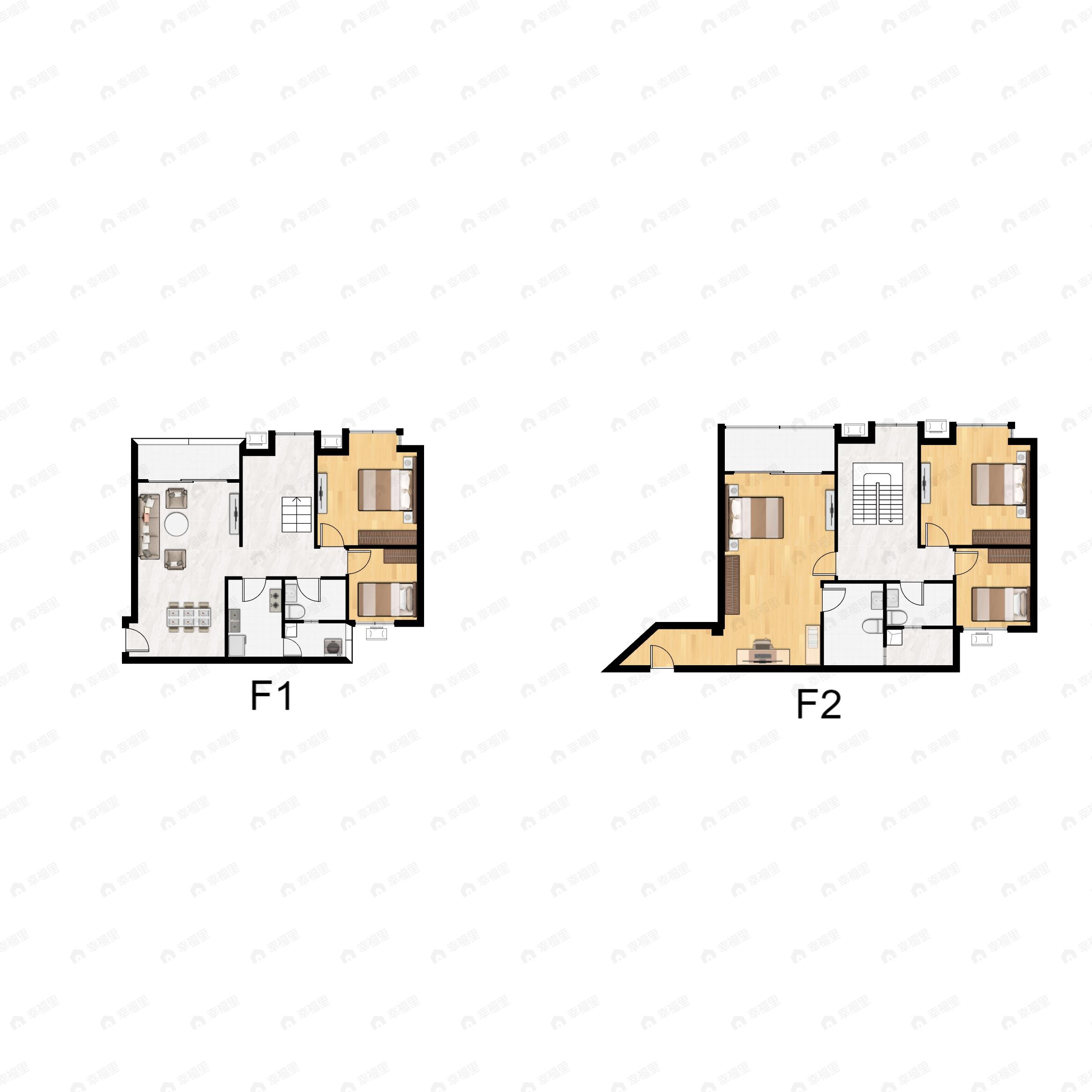 6室2厅3卫建面182平北户型图