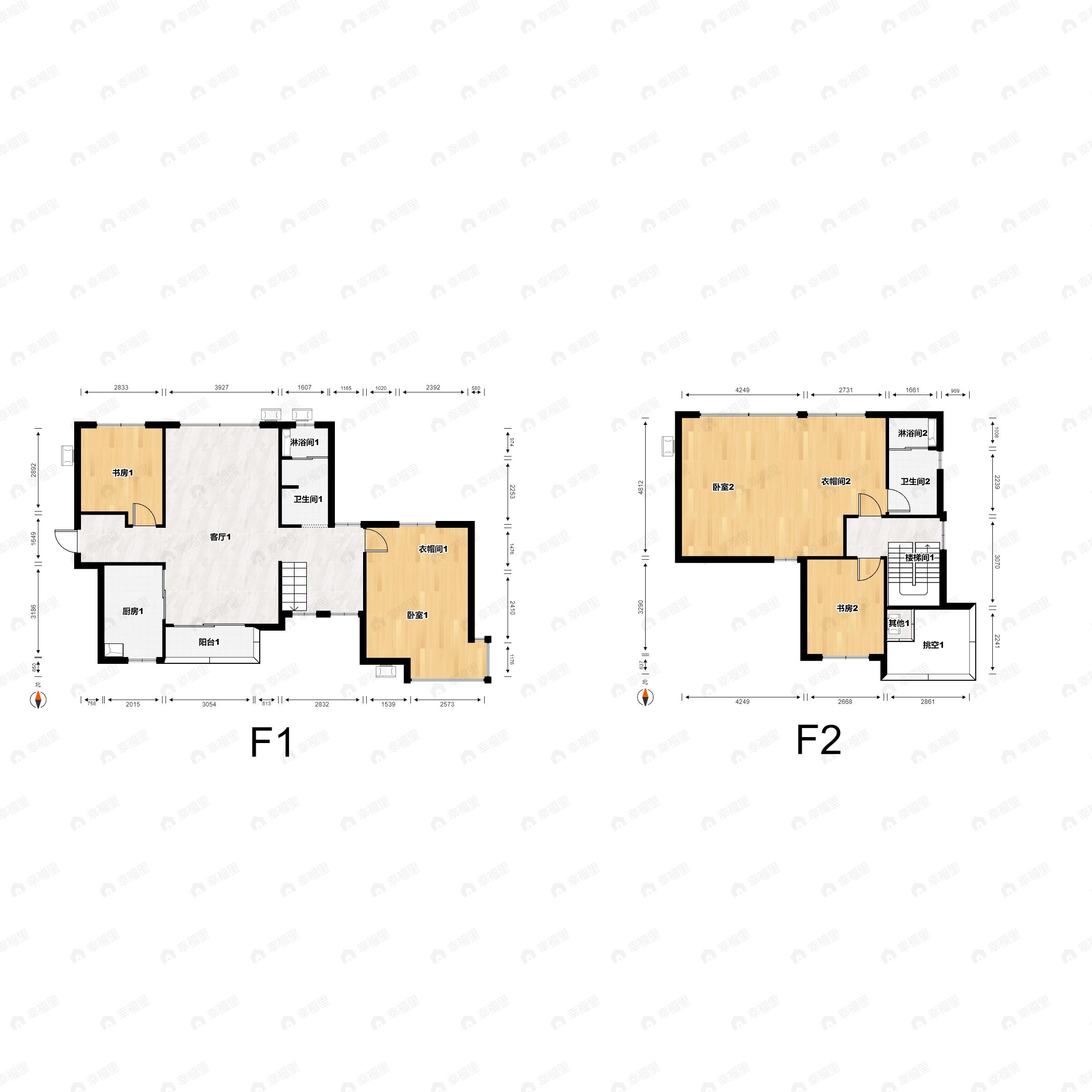 旭辉江来4室2厅2卫户型图