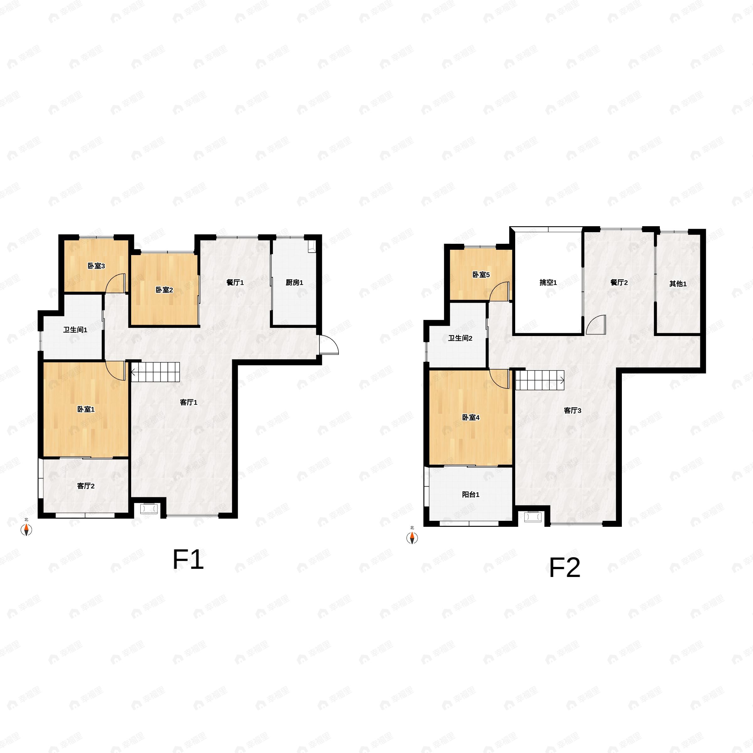 宝能睿城5室3厅2卫户型图
