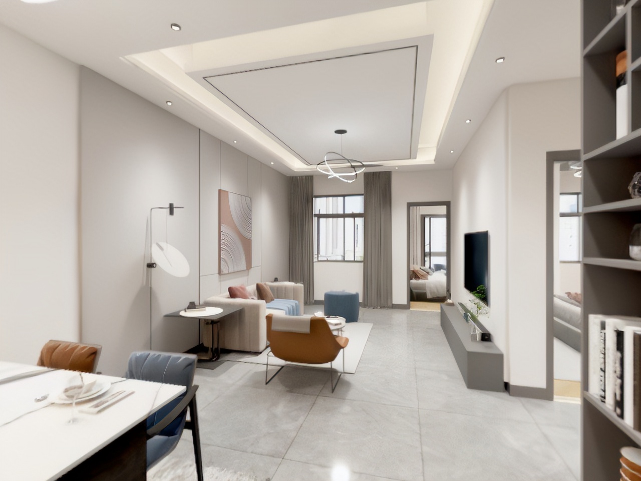 正祥贵里香园3室2厅1卫户型图