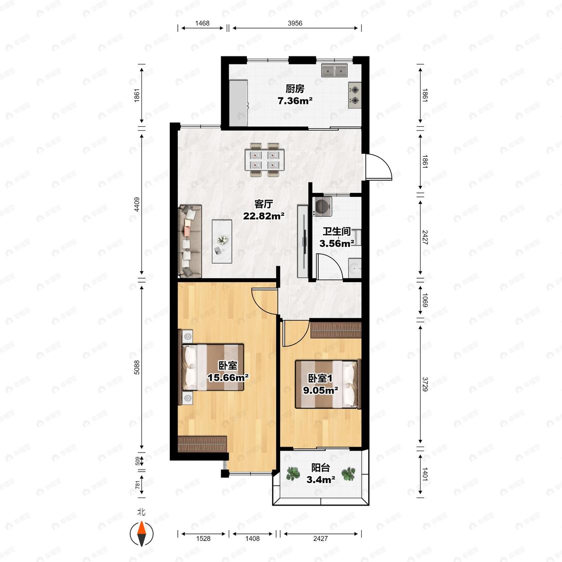 整租·前锦新城一区