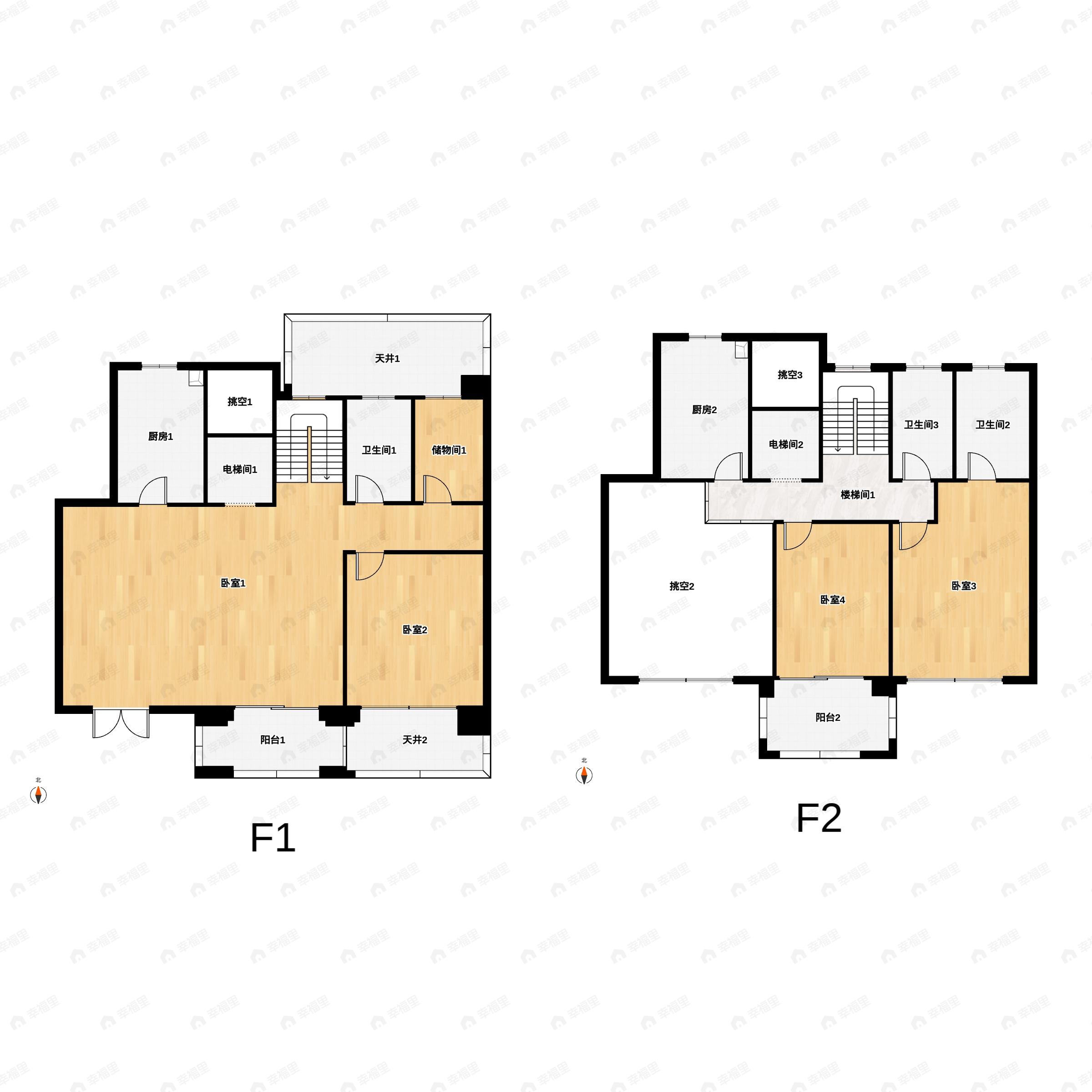 铁投紫瑞府4室3厅4卫户型图