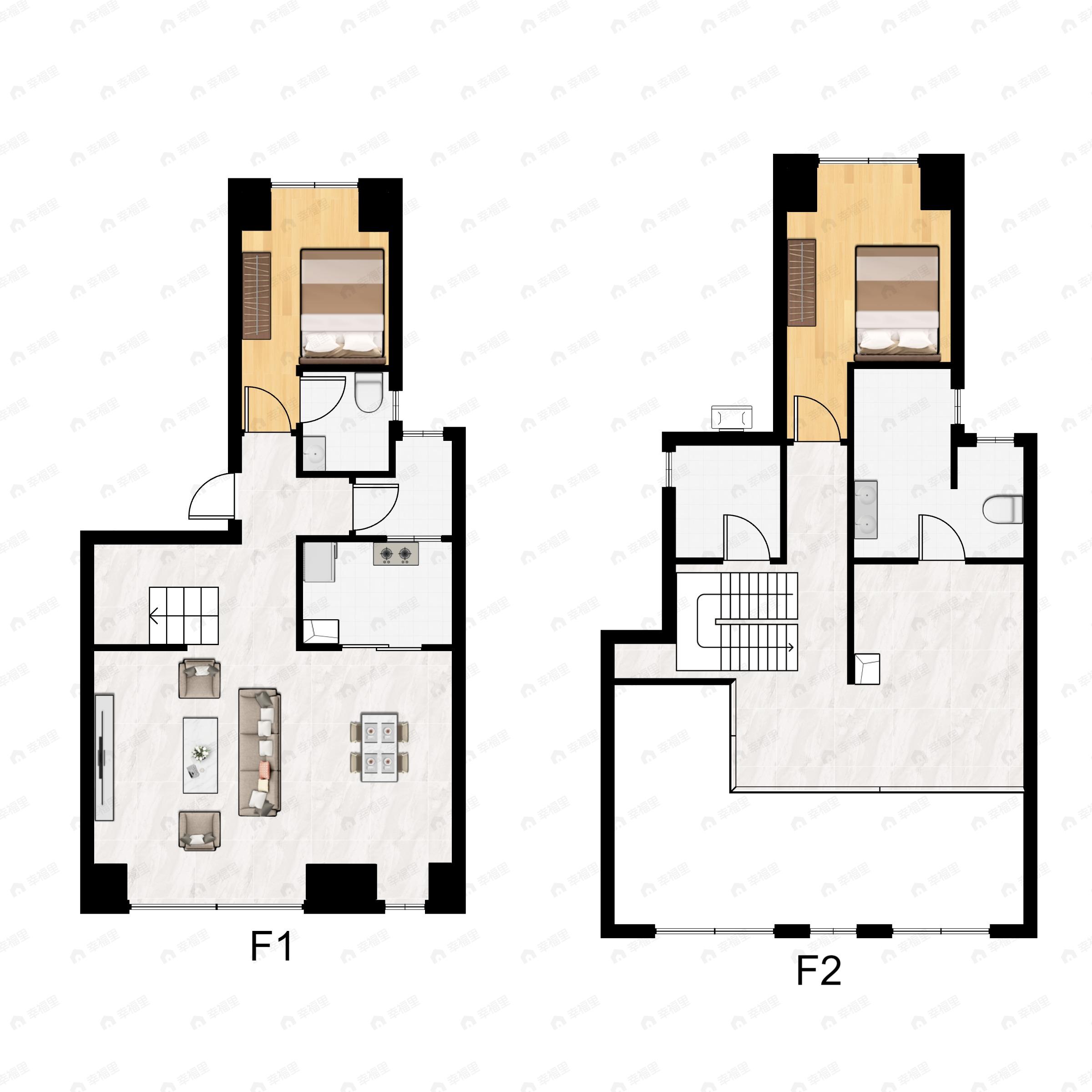 4室2厅3卫建面159平户型图