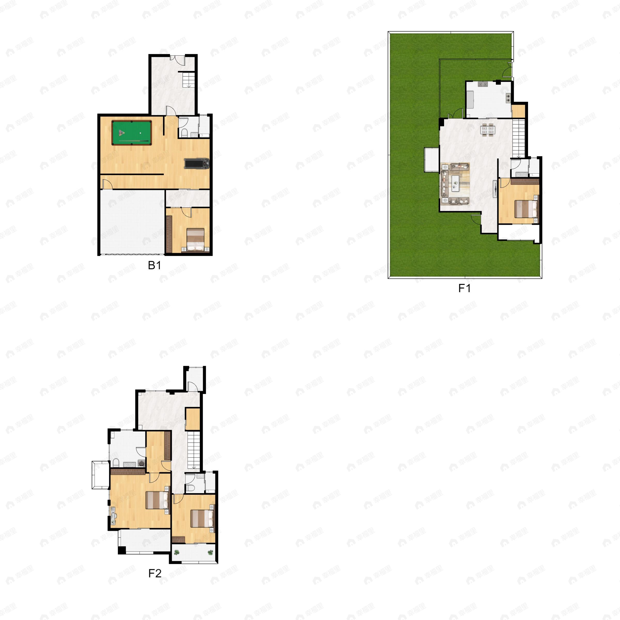 西港兰池郡5室4厅4卫户型图