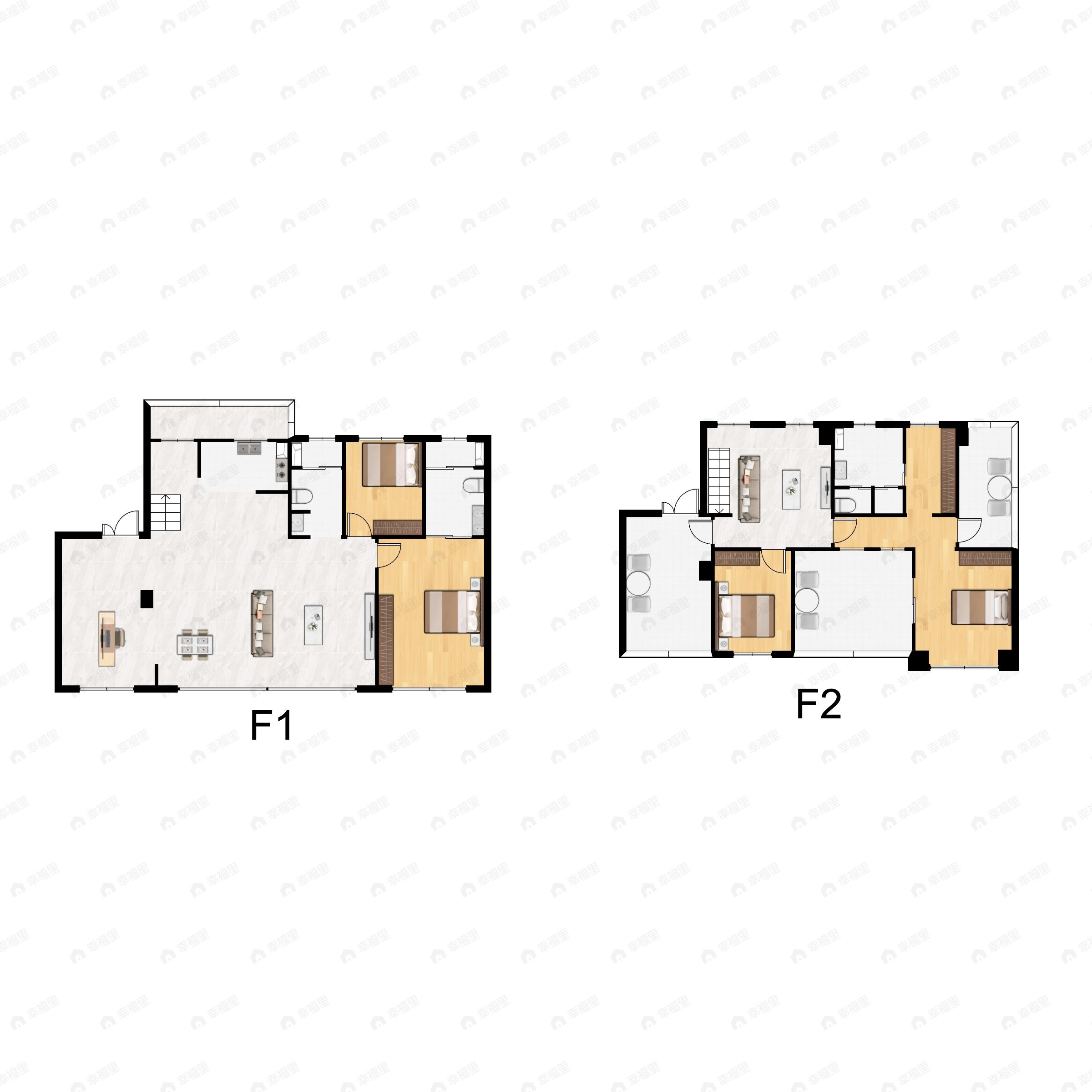 西咸城投新华阙4室2厅3卫户型图