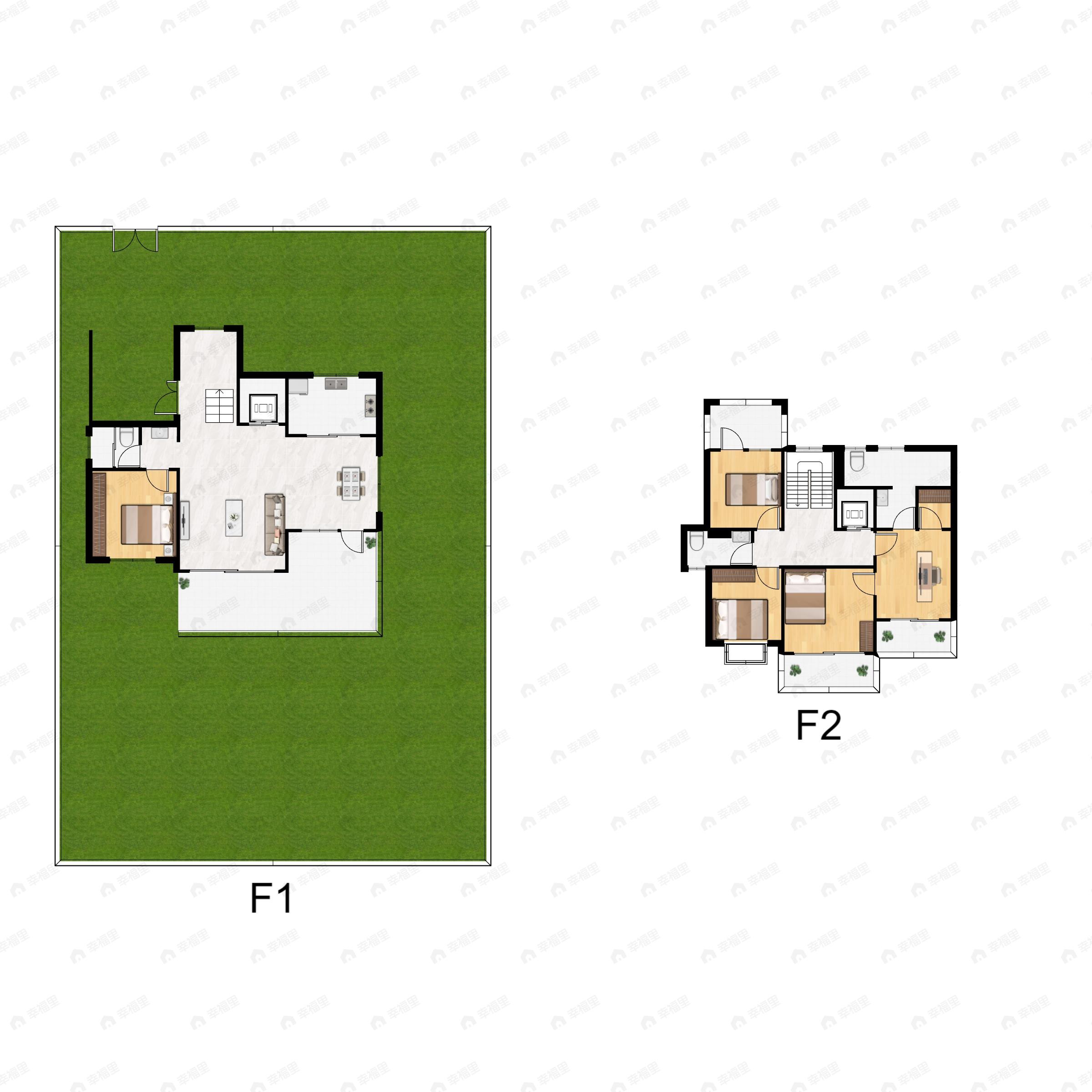 5室2厅3卫建面190平南户型图