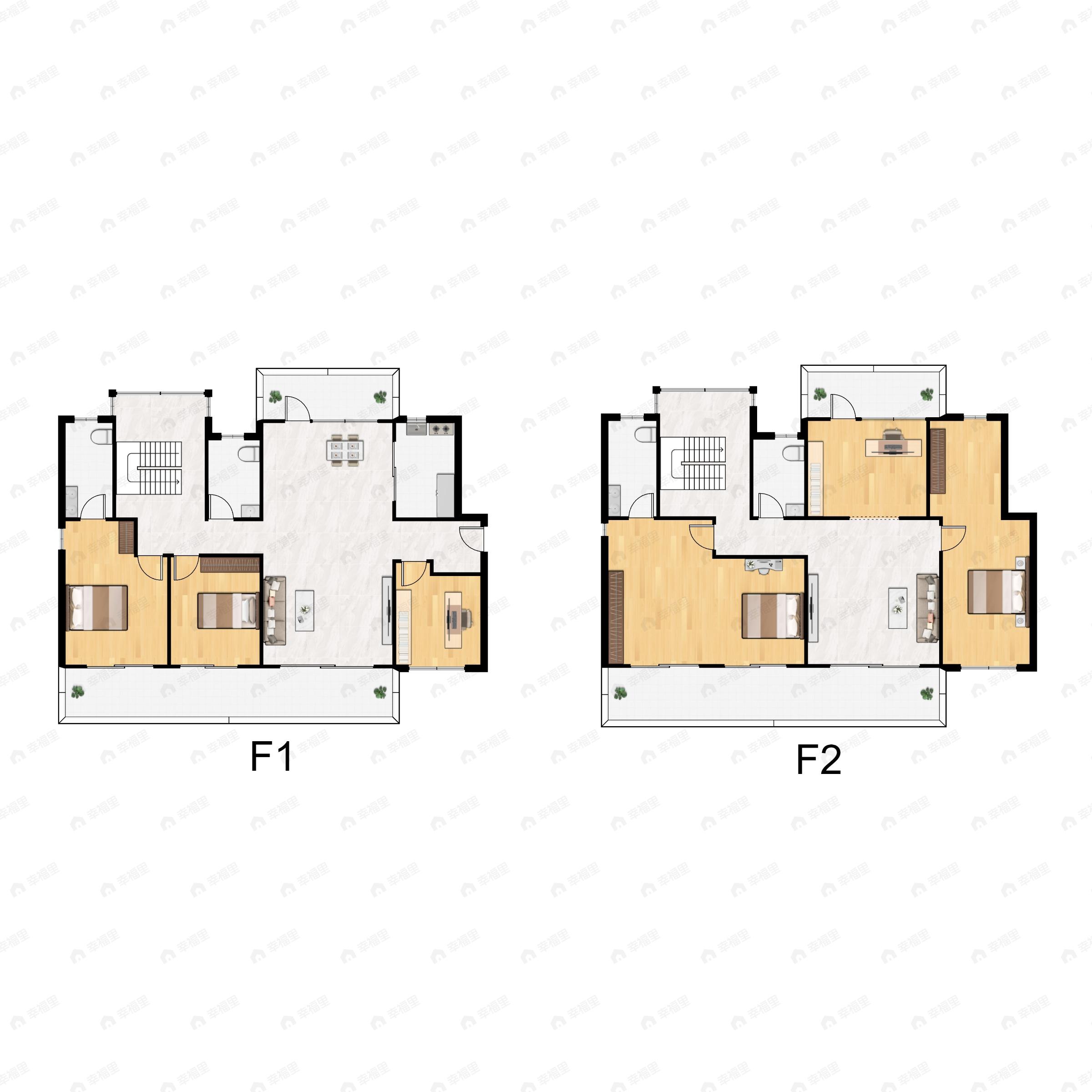 建发央著6室3厅4卫户型图