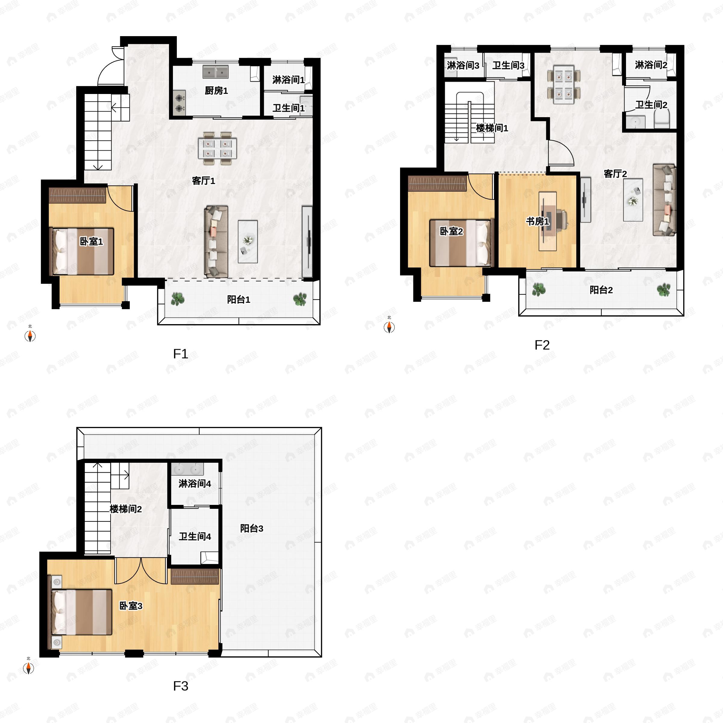 崇安澜庭·壹号院6室2厅4卫户型图