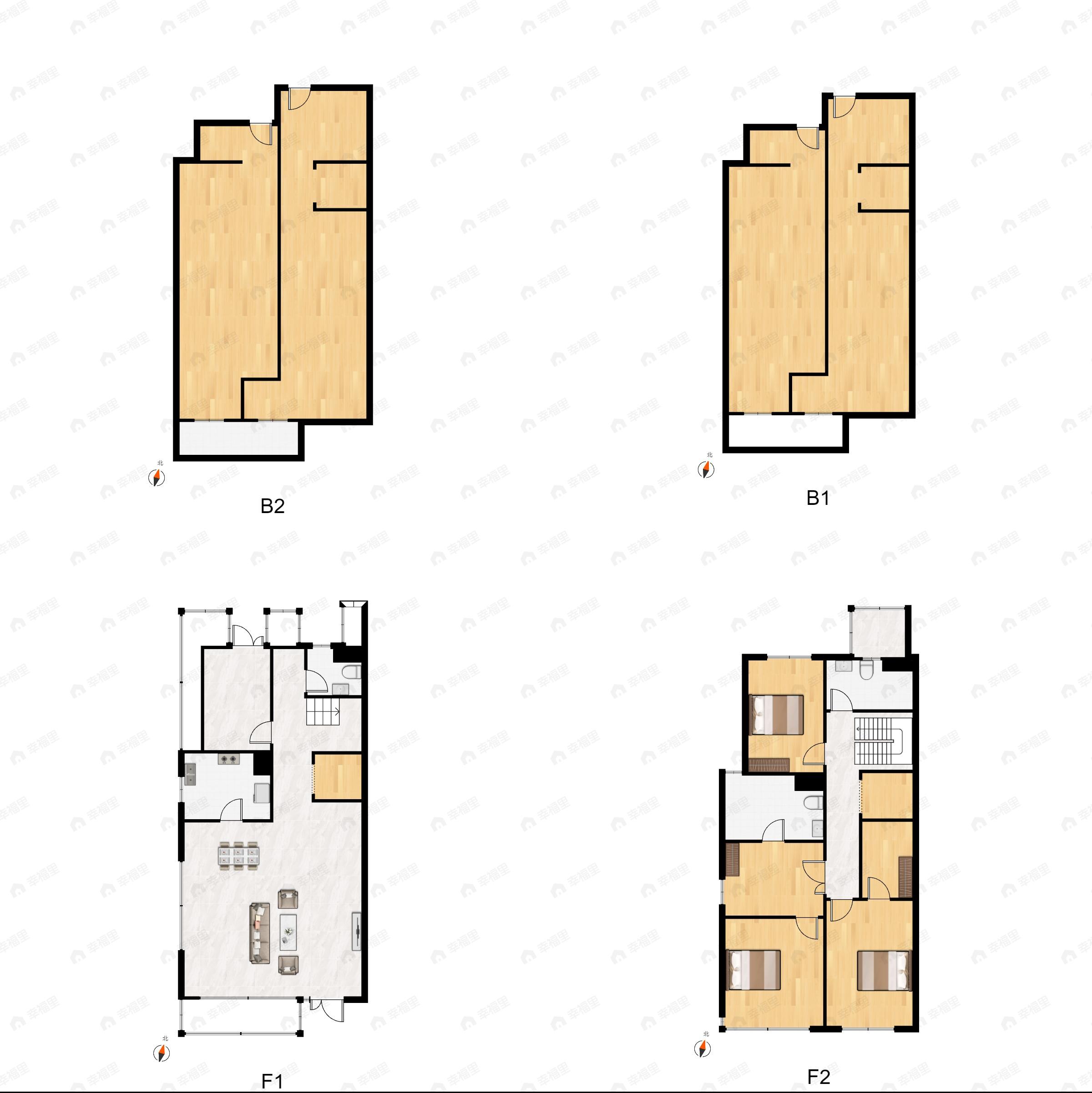 青云上府3室2厅3卫户型图