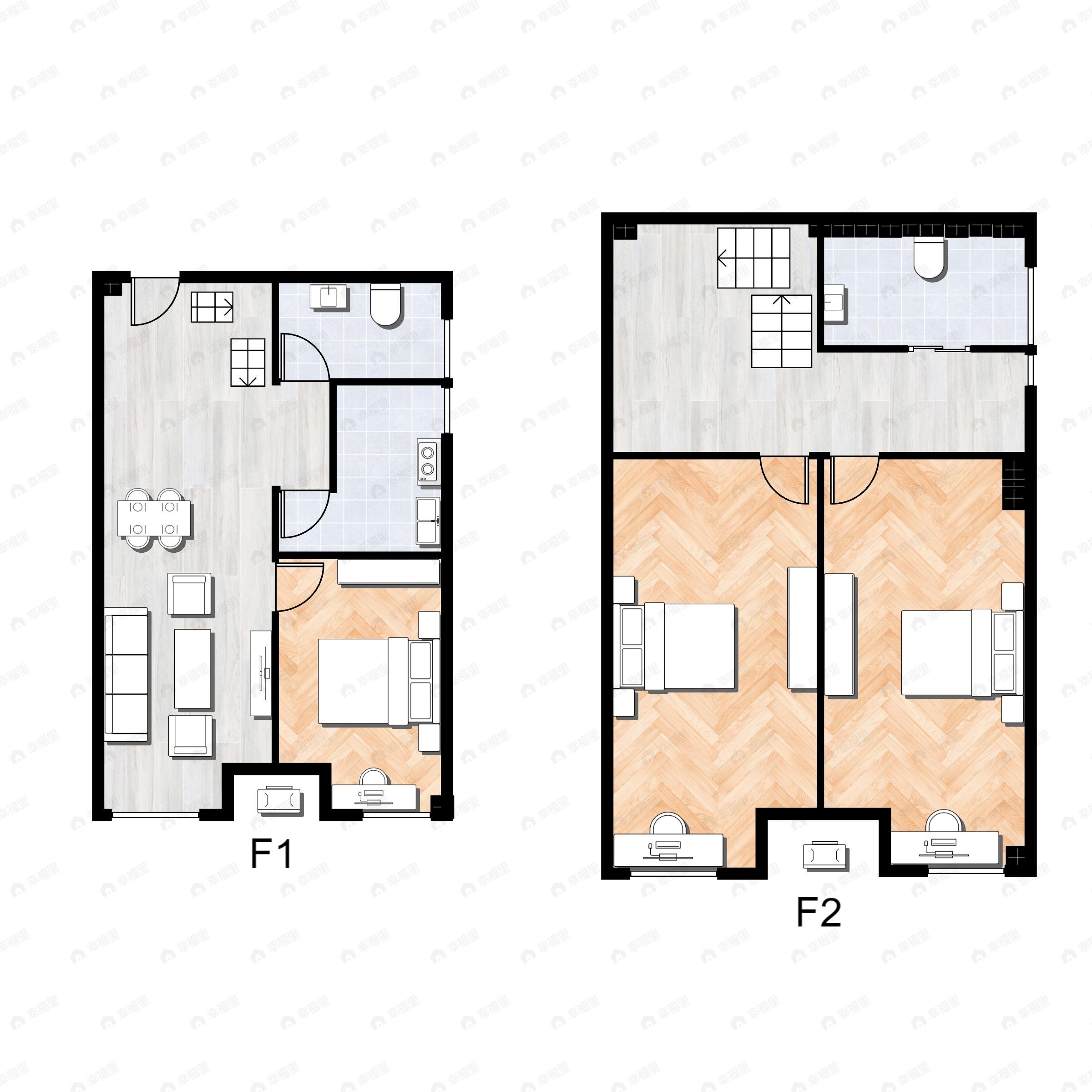 商社又壹城3室2厅2卫户型图