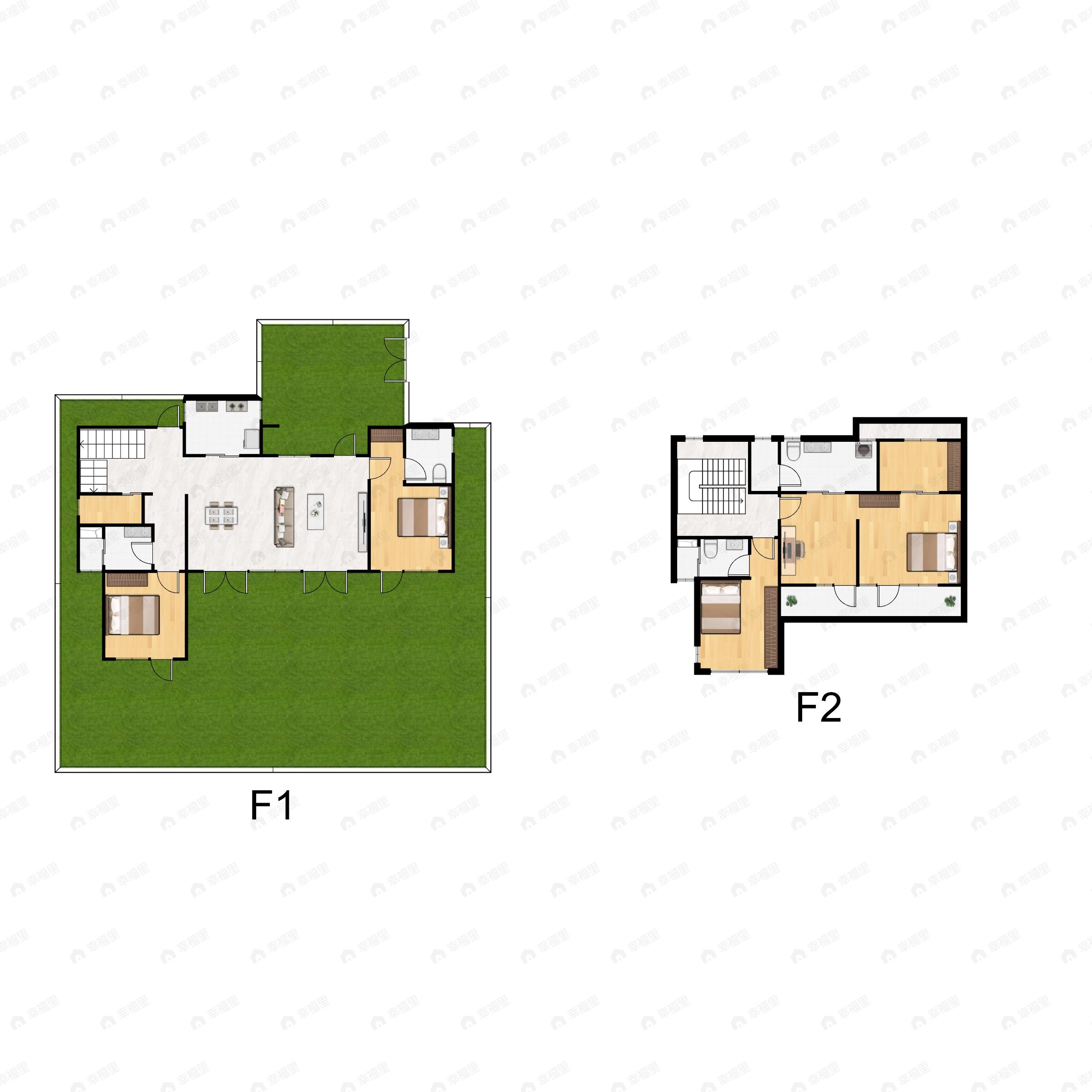 5室2厅4卫建面163平南|北户型图