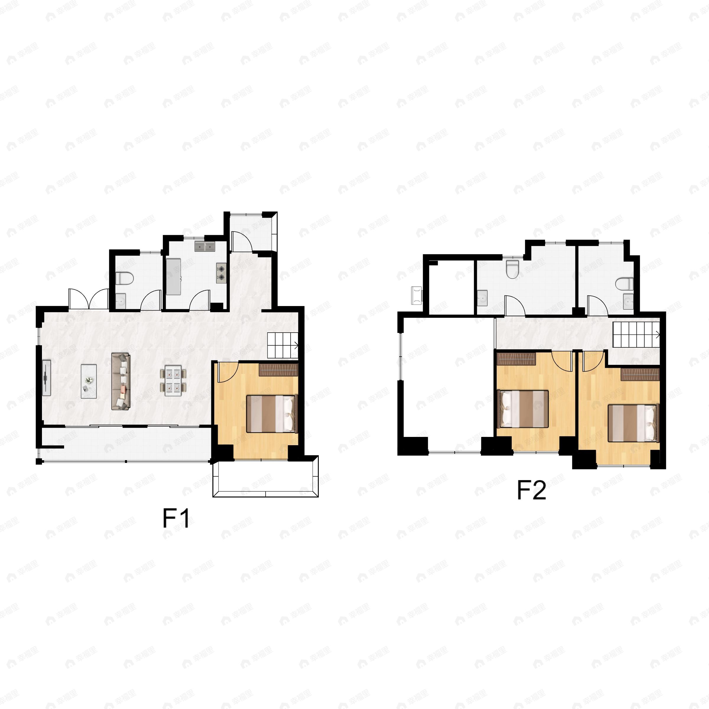 光谷未来城3室2厅3卫户型图