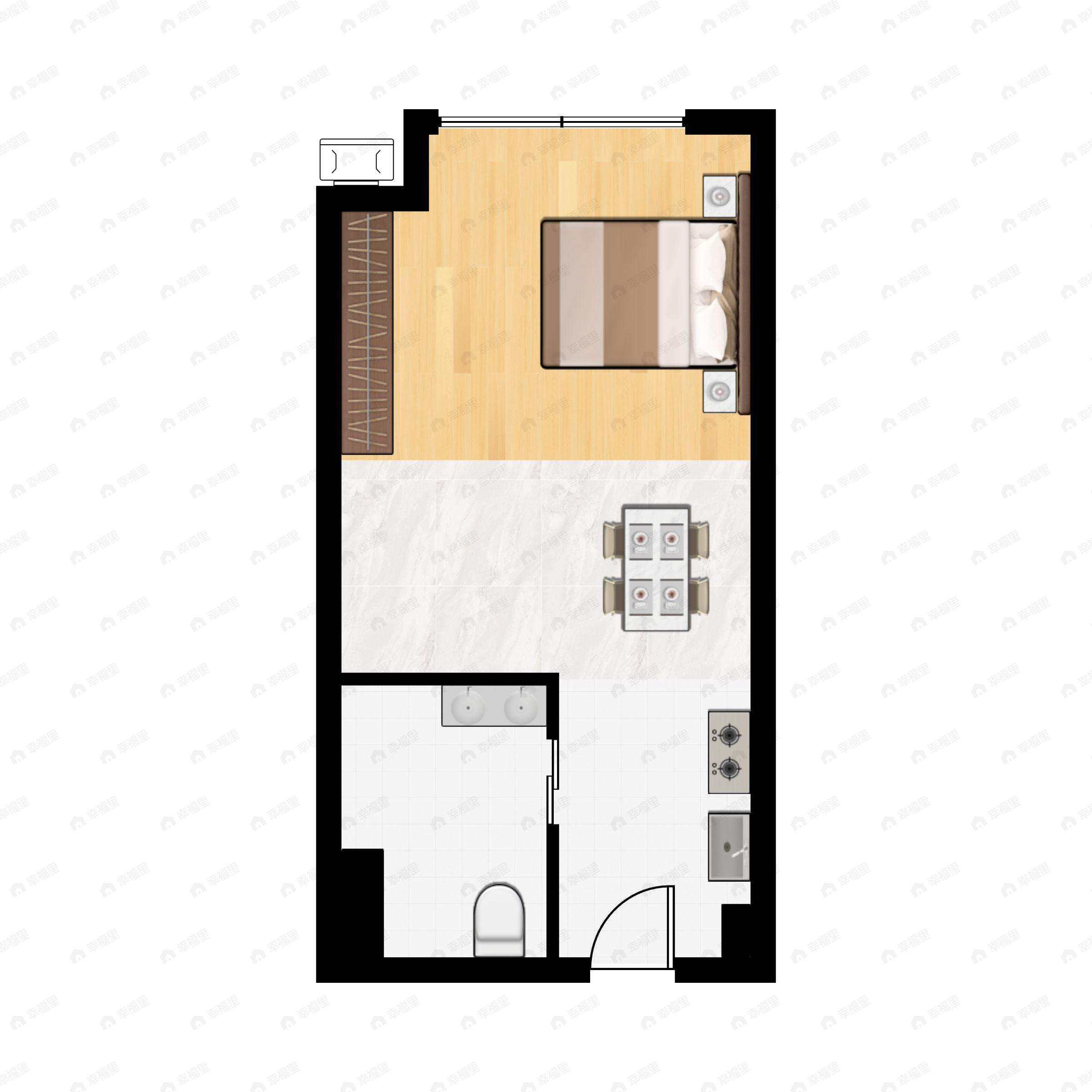 云栖奇岭府4室2厅3卫户型图