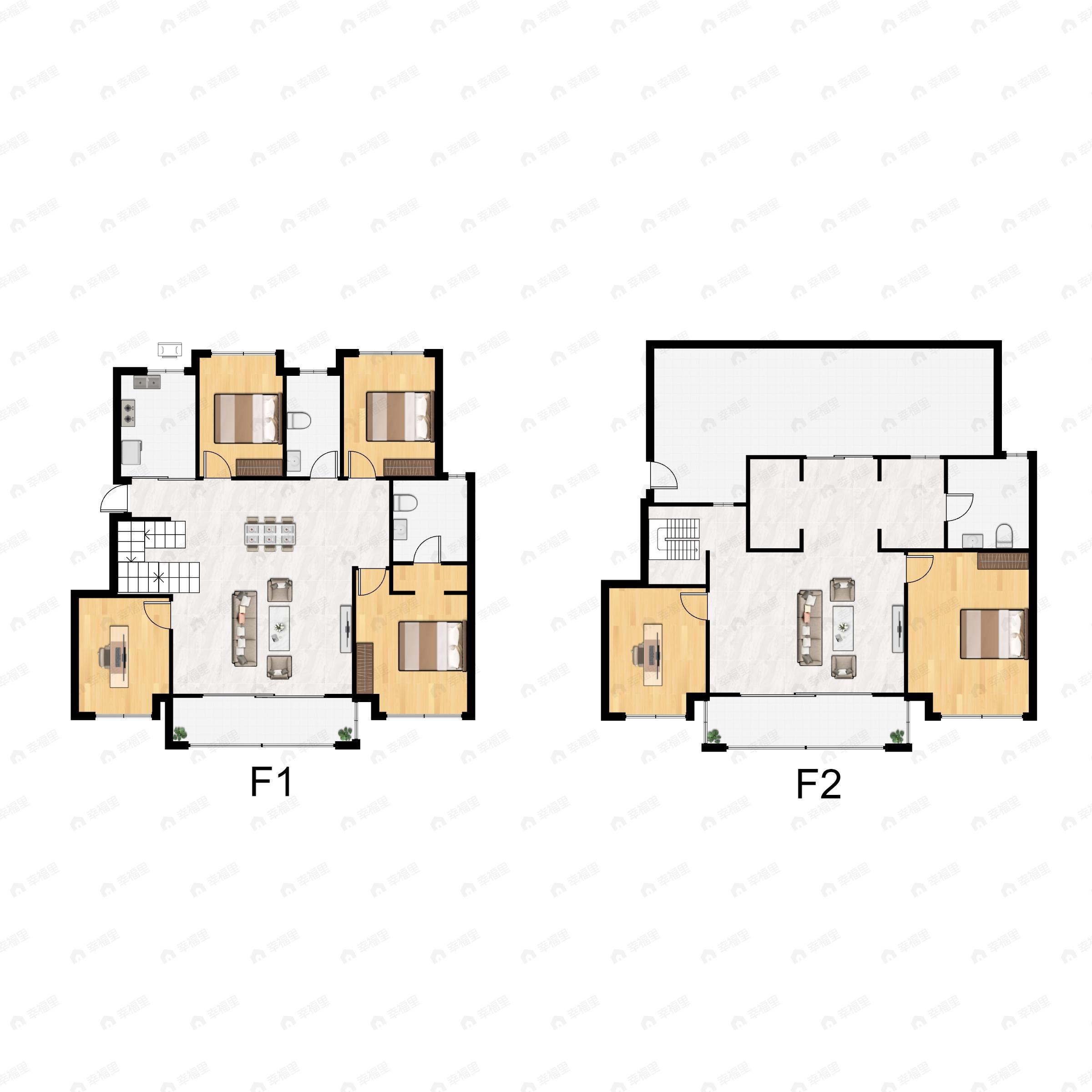 迈上品院6室3厅3卫户型图