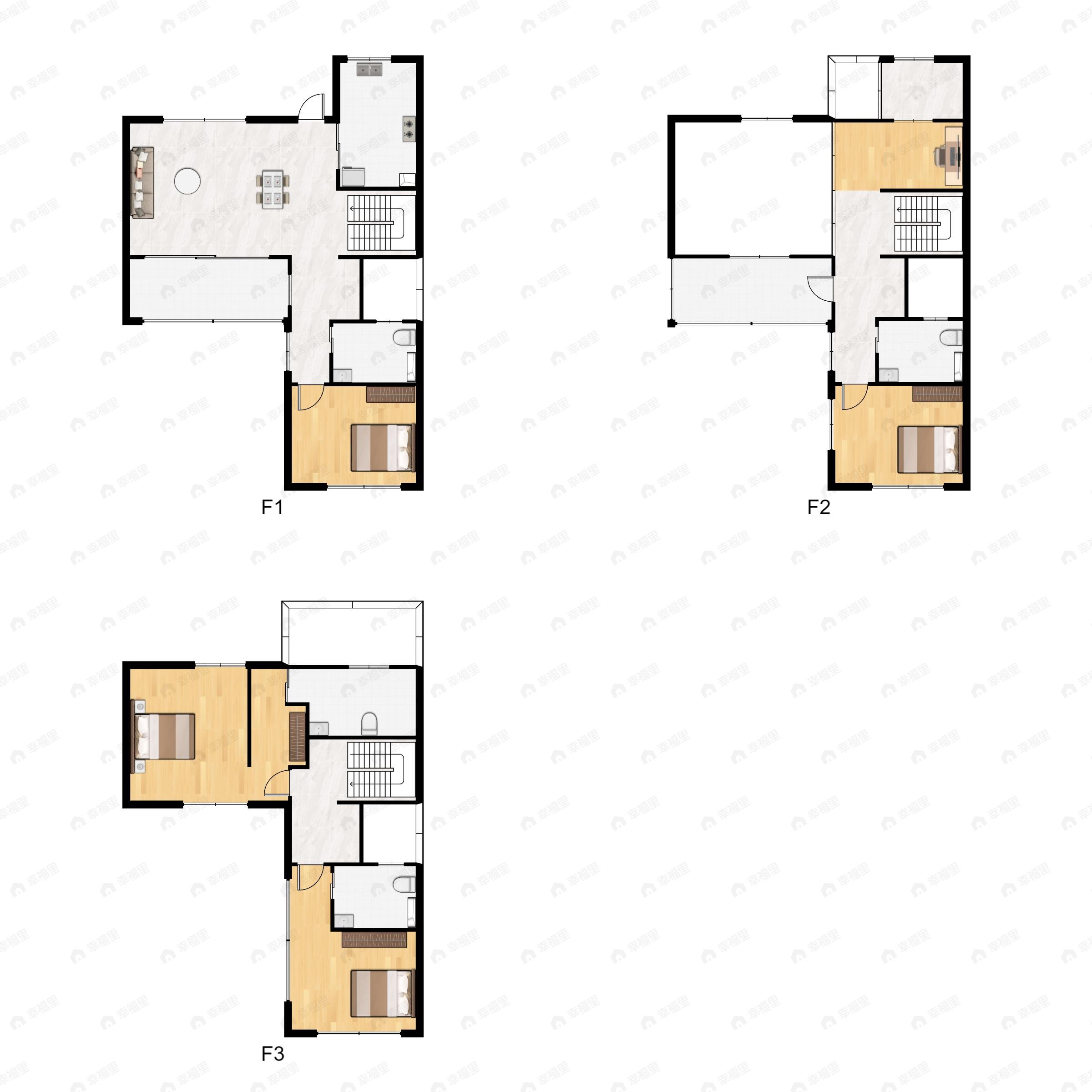 朗诗溪涧雅庐4室2厅4卫户型图